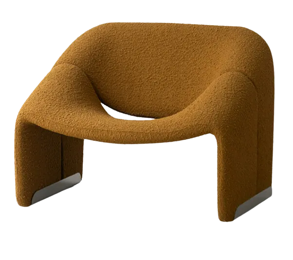 Groovy M-Chair Stoel Studio Otis Cashmere Lamb Yellow  