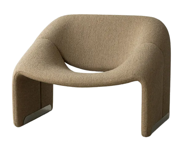 Groovy M-Chair Stoel Studio Otis Cotton Hemp Khaki  