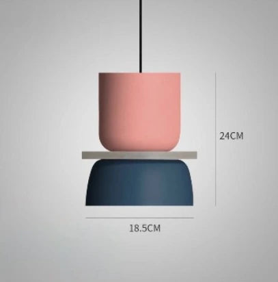 Macaron Hanglamp  Studio Otis B: Roze/Blauw  