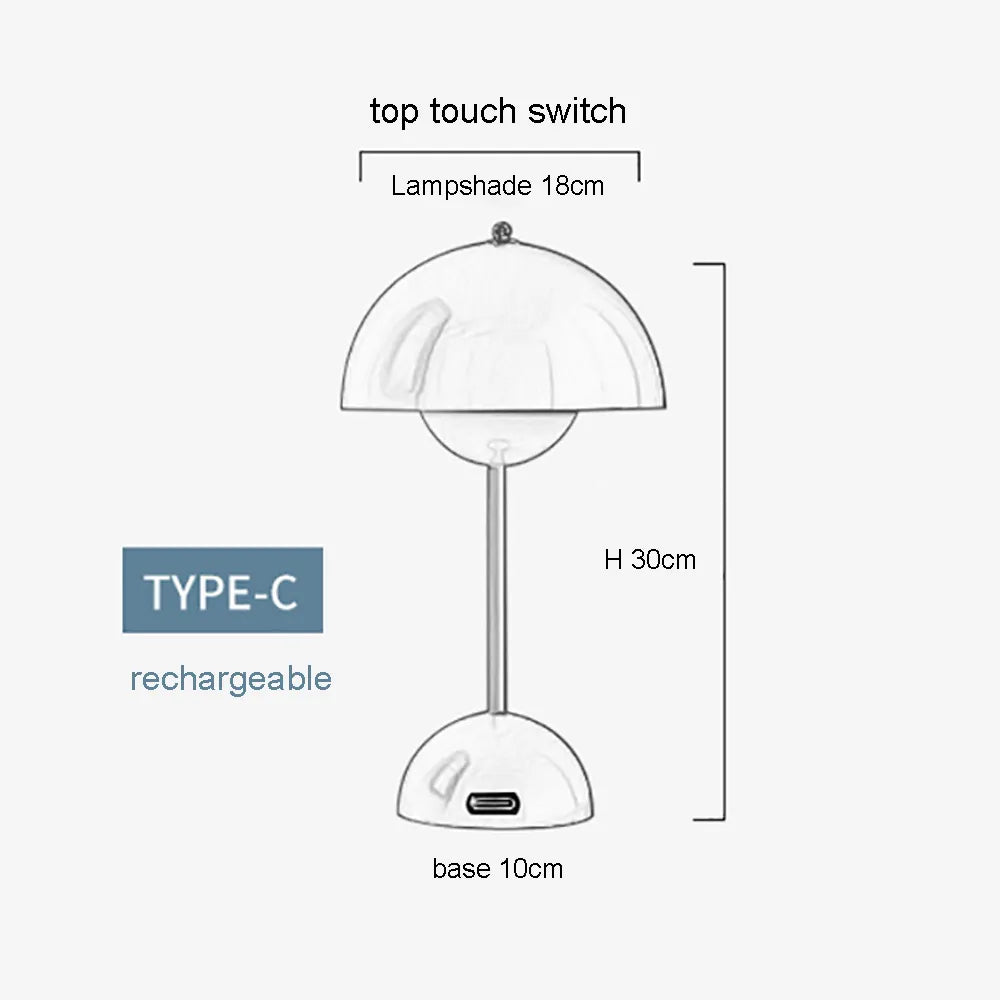 Siemon Tafellamp (draadloos) lamp Studio Otis   